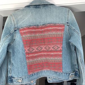 American Eagle Cropped Jean Jacket - L
